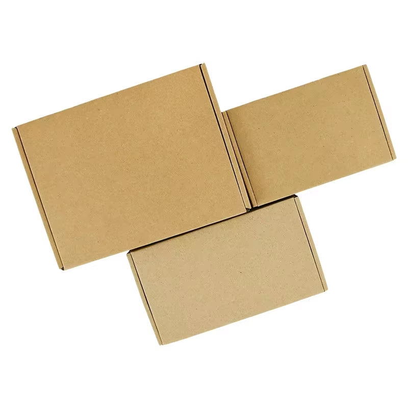 20PCS Corrugated Box Mailers- White /Brown Cardboard Shipping Box Corrugated Box Mailer Shipping Box for Mailer, Moving and Craf