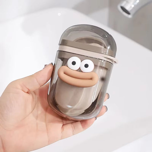 Portable Travel Toothbrush Cup Cartoon Toothbrush Household Travel Camping Soap Storage Box Toothbrush Toothpaste Mouthwash Cup